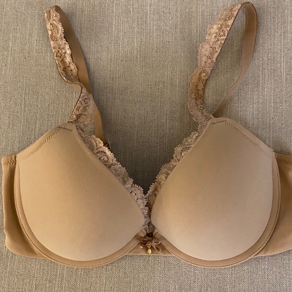 Soma Embraceable Push Up with Lace Trim Bra